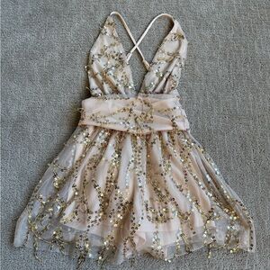 Elegant Sequin Embellished Dress